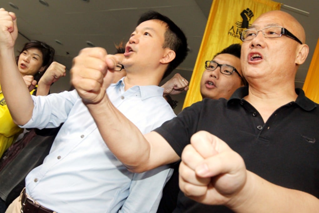 Lawmakers Chan Chi-chuen (left) and Albert Chan Wai-yip (right). Photo: Felix Wong