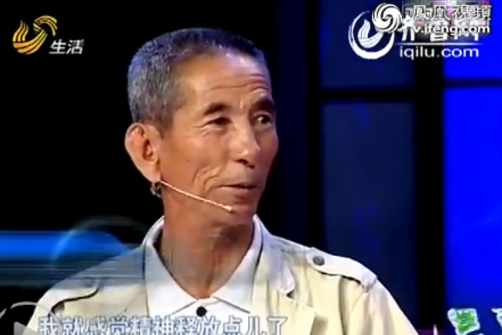 Zhang Jinying apologises on TV. Photo: screenshot via Qilu.com