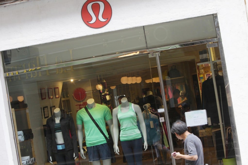 Lululemon's shop in Staunton Street. Photo: David Wong