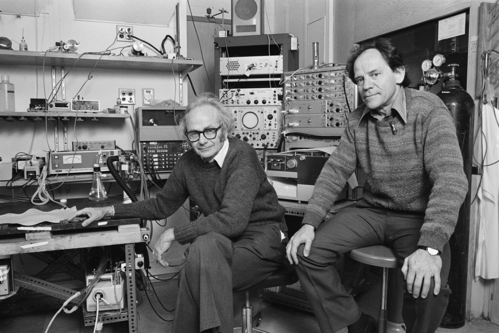 David Hubel after winning the Nobel prize in 1981.
