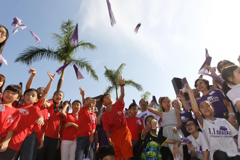 The launch of the 1.1 Million Children Campaign. Photo: Edward Wong