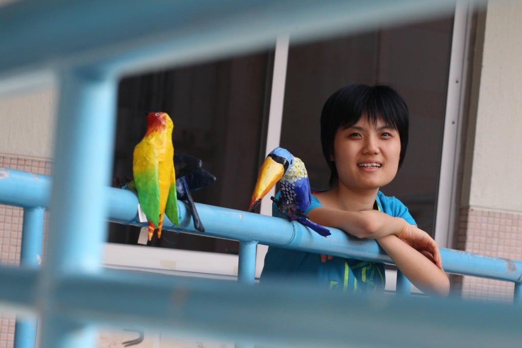 Tsang Tsz-kwan is adapting to her new school life as she studies for her four-year translation degree at Chinese University. Photo: Felix Wong