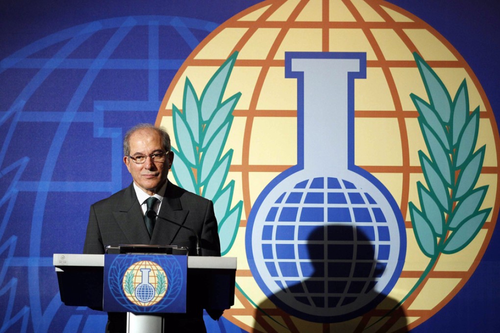 Organization for the Prohibition of Chemical Weapons (OPCW) wins the Nobel Peace Prize 2013. Photo: EPA