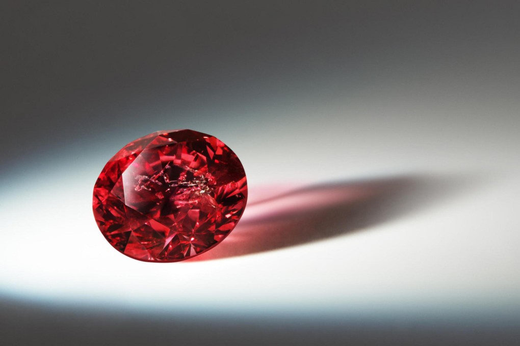 The Argyle Phoenix red diamond sold for over US$2m. Photo: AFP