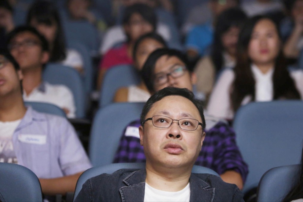 Benny Tai (centre), co-founder of Occupy Central. Photo: Sam Tsang
