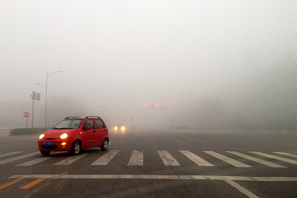 Smog over northern cities in January generated widespread anger in China. Photo: Xinhua