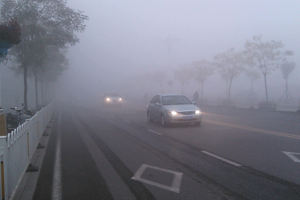 Pollution in Pingquan County of north China's Hebei province. Photo: Xinhua