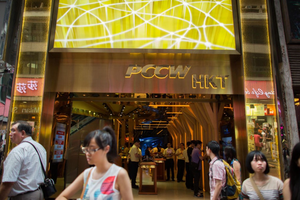 A store run by PCCW, which was issued with a licence. Photo: Bloomberg