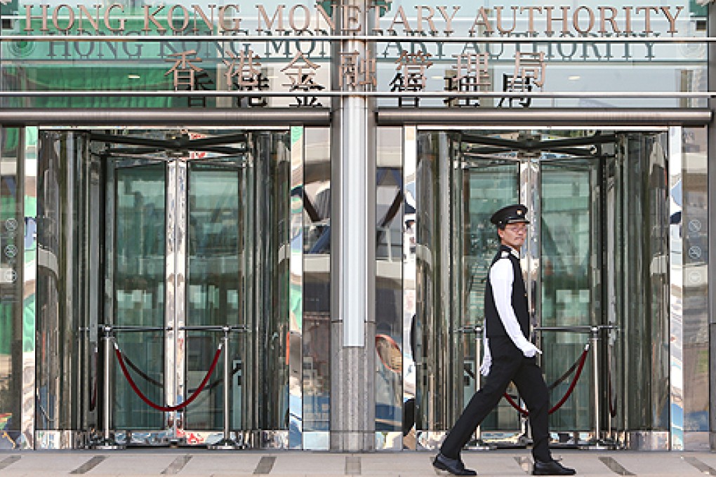 HKMA is peaking to banks about allegations that traders manipulated fixings. Photo: Sam Tsang