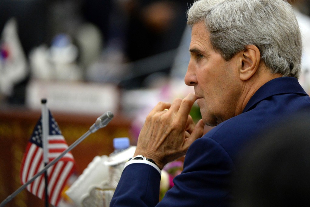 John Kerry attends the Asean summit in Brunei in place of Obama. Photo: AFP