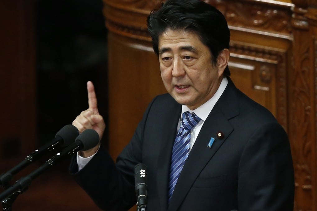 Japan's Prime Minister Shinzo Abe. Photo: Reuters