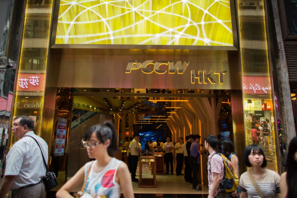A store run by PCCW, which was issued with a licence. Photo: Bloomberg