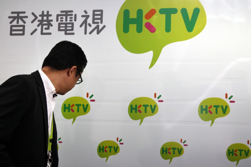 Ricky Wong attends a press conference to express his disappointment over the government's rejection of HKTV's free TV licence application. Photo: Felix Wong