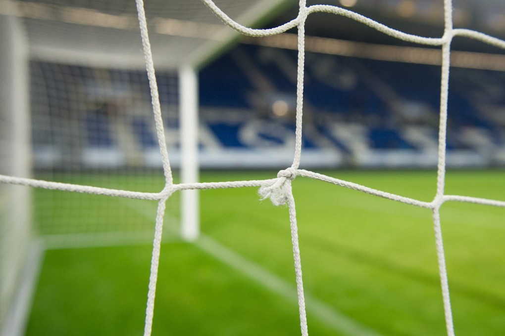 A close-up of a knot tied in the goal net after Leverkusen's Stefan Kiessling scored the "ghost goal", sparking amazement and outrage. Photo: EPA