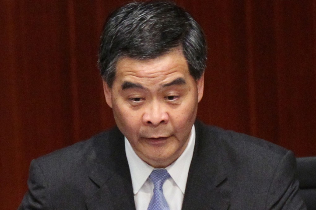 Chief Executive Leung Chun-ying. Photo: K.Y. Cheng