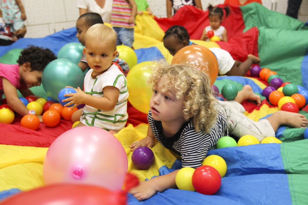 Children of 14 nationalities regularly visit the playgroup. Photo: Nora Tam