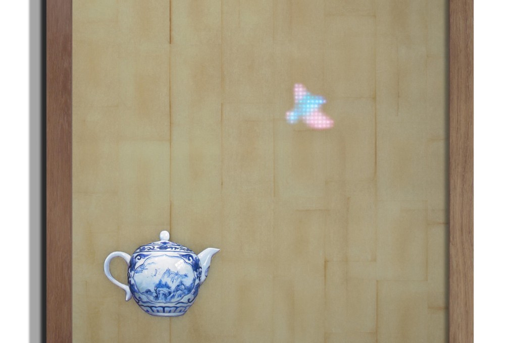 A work from art collective island6's exhibition "Through the Wormhole"