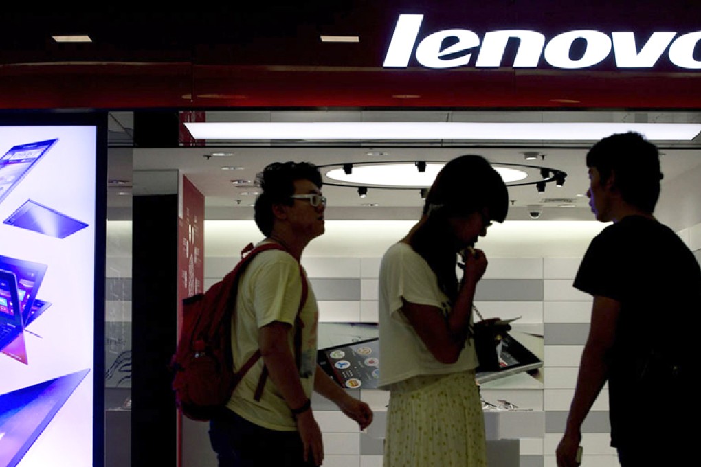 Lenovo, which ranked 19th, was the best-performing mainland company at 5.4. Photo: AP