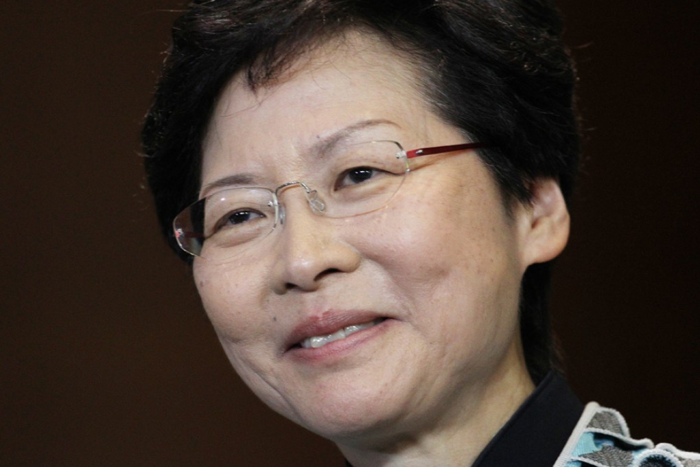 Chief Secretary Carrie Lam
