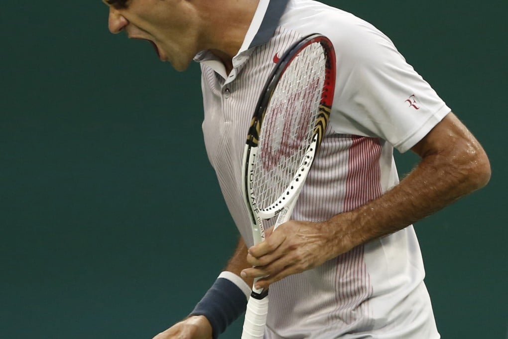 In with a shout. . . Roger Federer is trying to earn a place in the season-ending ATP World Tour Finals in London. Photo: Reuters