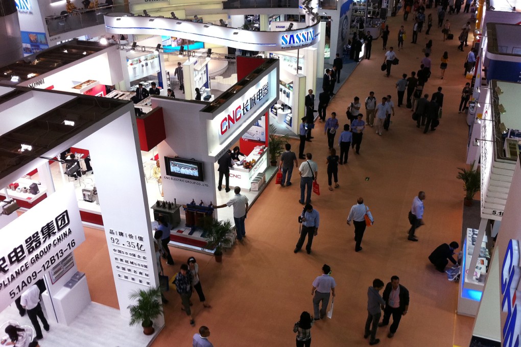 On the floor at the 110th China Import and Export Fair. Photo: Denise Tsang