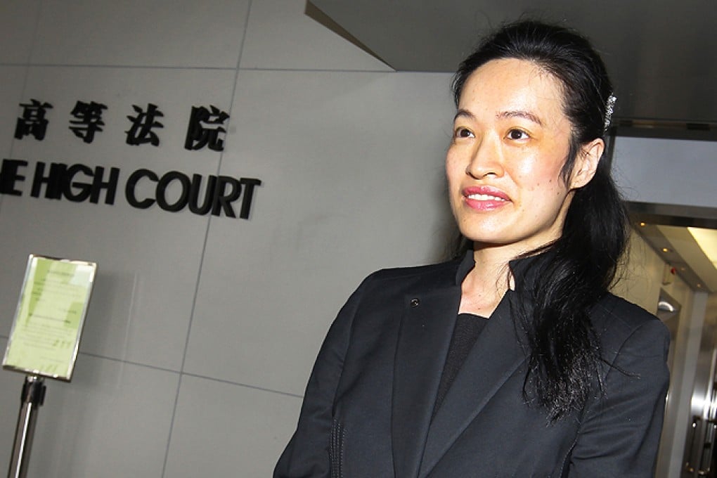 Florence Tsang Chiu-wing appears at the High Court. Photo: Edward Wong