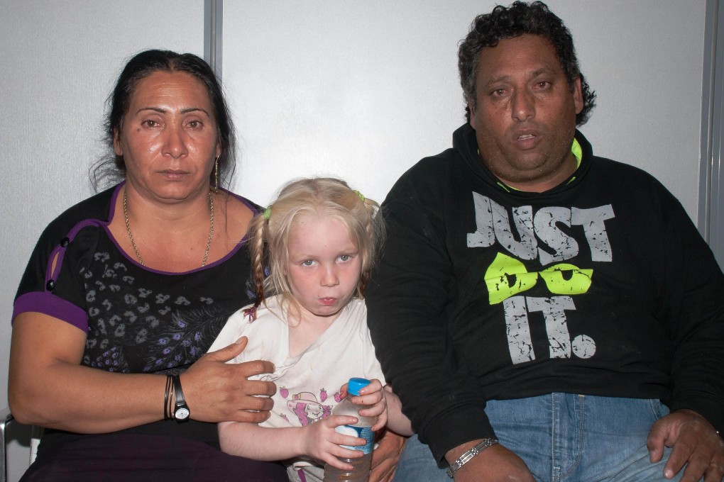 Christos Sali, 39, a Roma man and his wife Selini Sali or Eleutheria Dimopoulou, 40, were charged with abducting a young girl. Photo: AFP