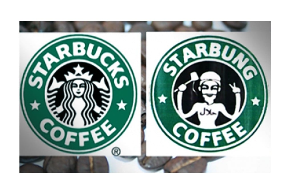 The Bangkok 'Starbung' logo at the centre of the dispute with Starbucks. Photo: SCMP