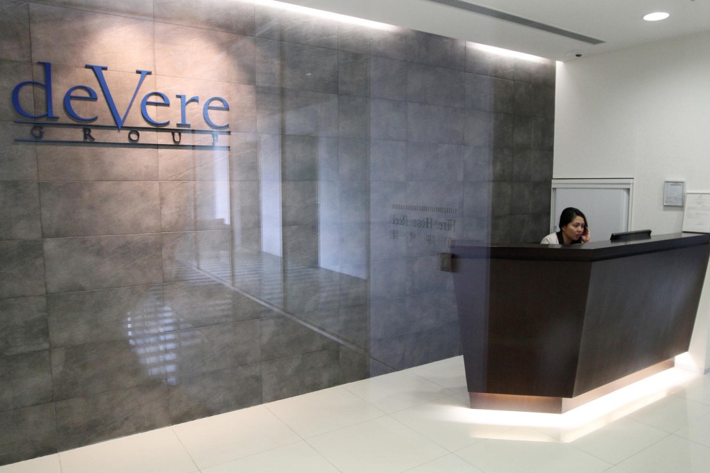 Financial advisory firm deVere has been disciplined seven times by its regulator over the past eight years for breaches of industry regulations. Photo: Nora Tam