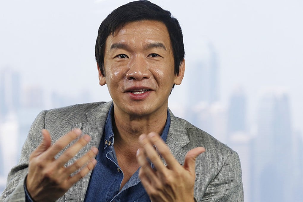 Singaporean actor Chin Han speaks during an interview in Hong Kong, on Tuesday. Photo: AP