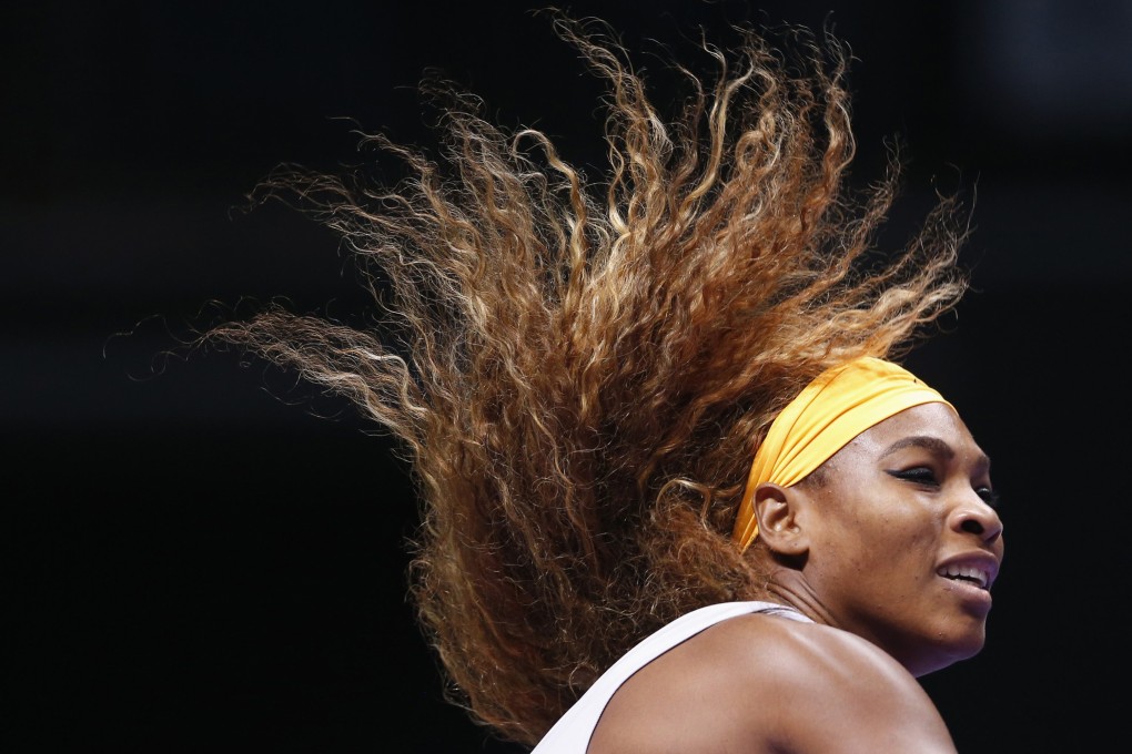 Serena Williams in action against Angelique Kerber at the season-ending WTA Championship in Istanbul. Photo: Reuters