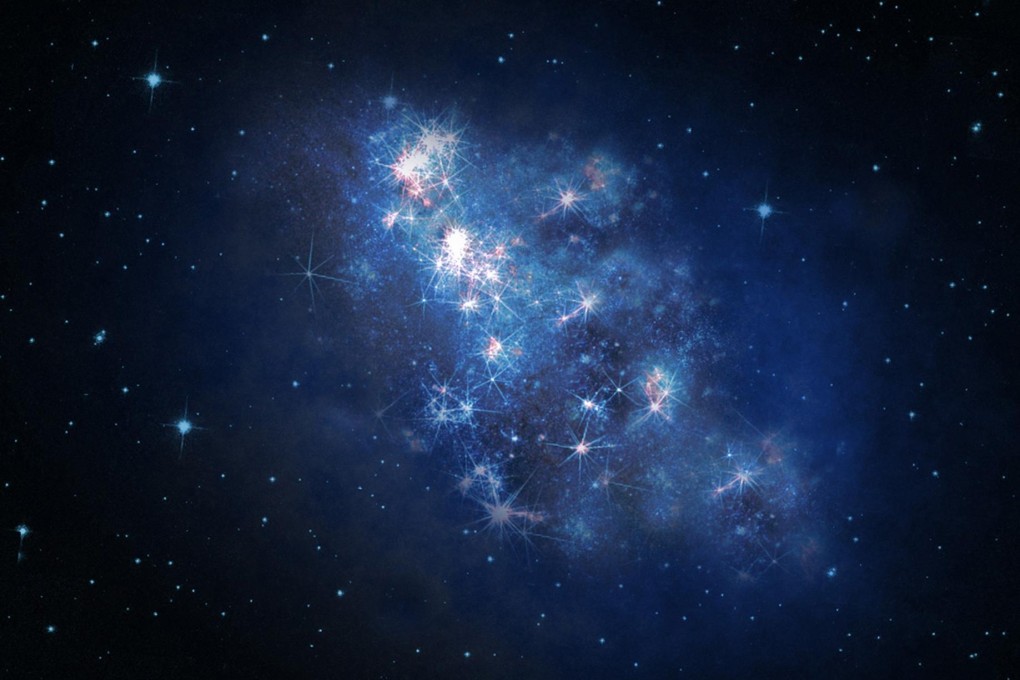 An artist's impression of the faraway galaxy. Photo: Reuters