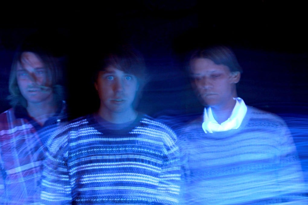 Mew, from left, are Bo Madsen, Jonas Bjerre and Silas Graae. They will be supported by Wild Nothing, fronted by Jack Tatum (below).