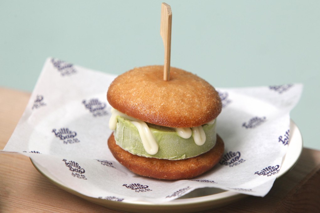 Little Bao's deep-fried green tea ice cream sandwich. Photos: Jonathan Wong