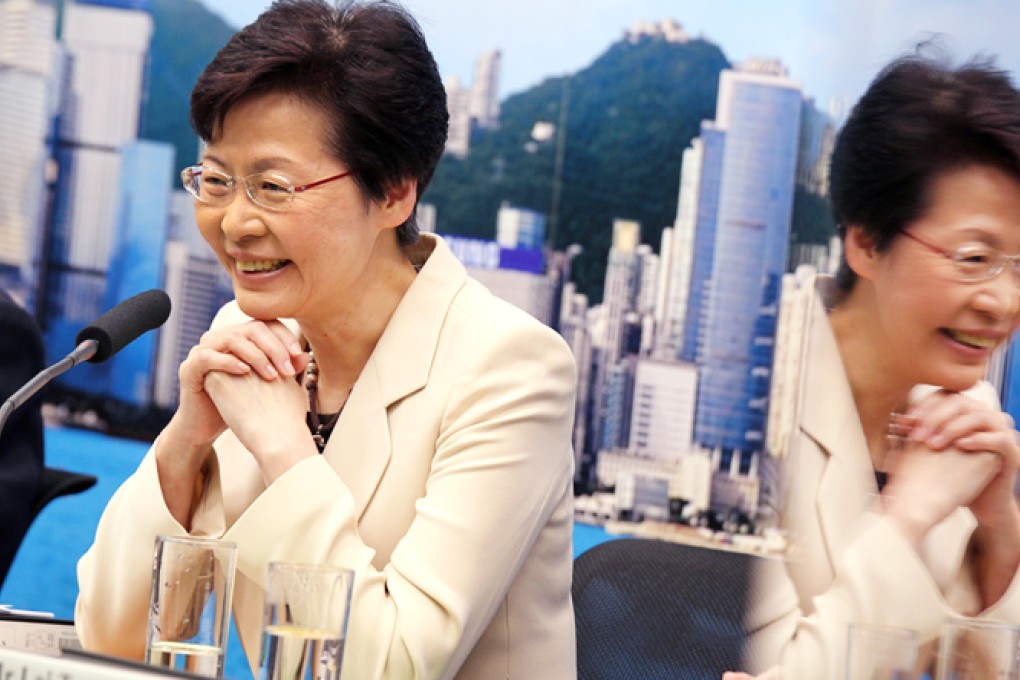 Carrie Lam. Photo: Dickson Lee