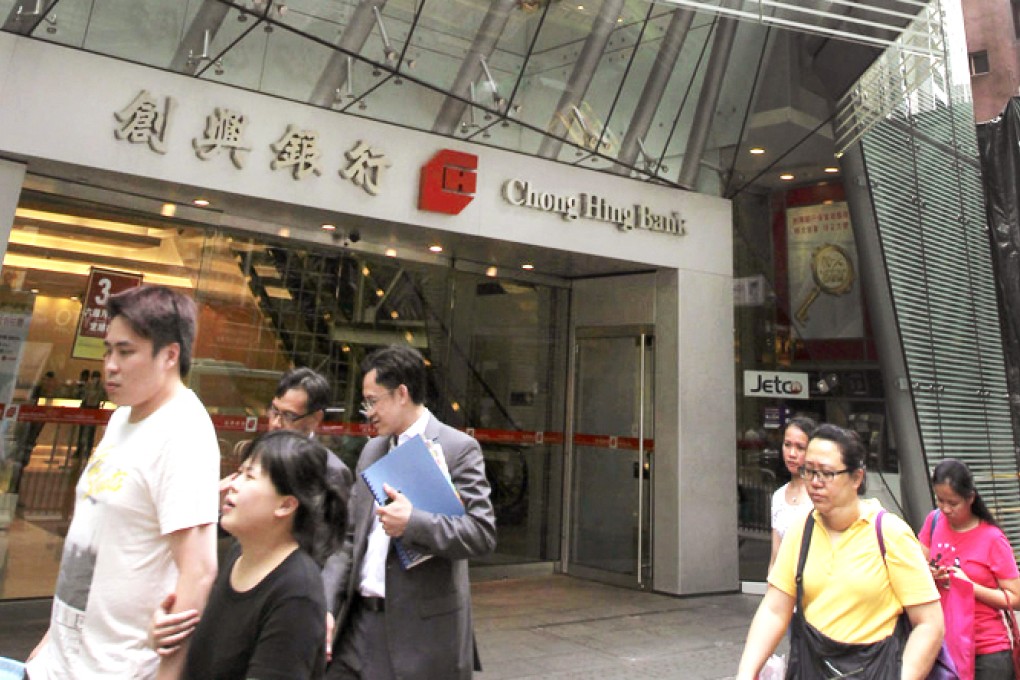 Chong Hing is one of only four family-led banks. Photo: SCMP