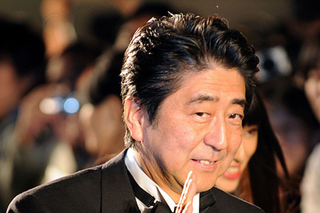 Japan's Prime Minister Shinzo Abe. Photo: AFP