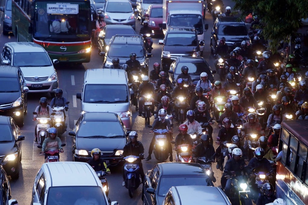 Traffic jam on rush hour in Jakarta, Indonesia. Photo: EPA