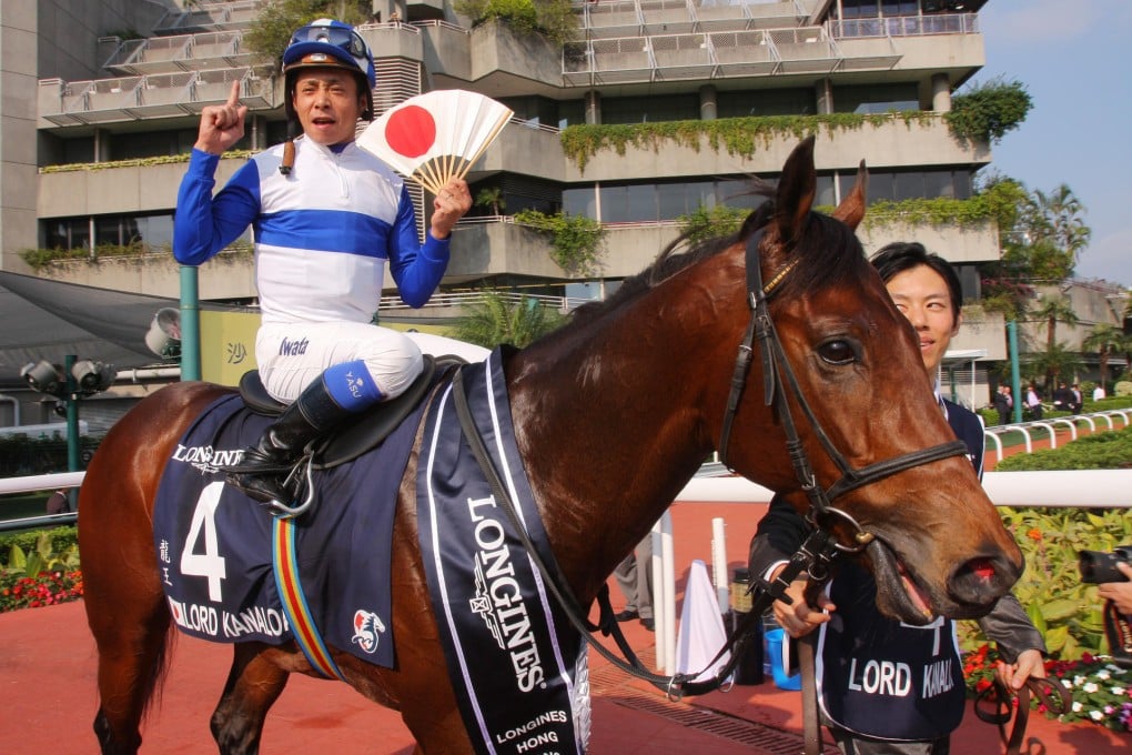 Japan's champion sprinter Lord Kanaloa, who won last year's Hong Kong Sprint, is expected to return in December. Photo: Kenneth Chan