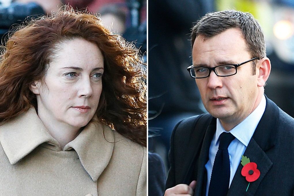 Rebekah Brooks and Andy Coulson. Photos: AP