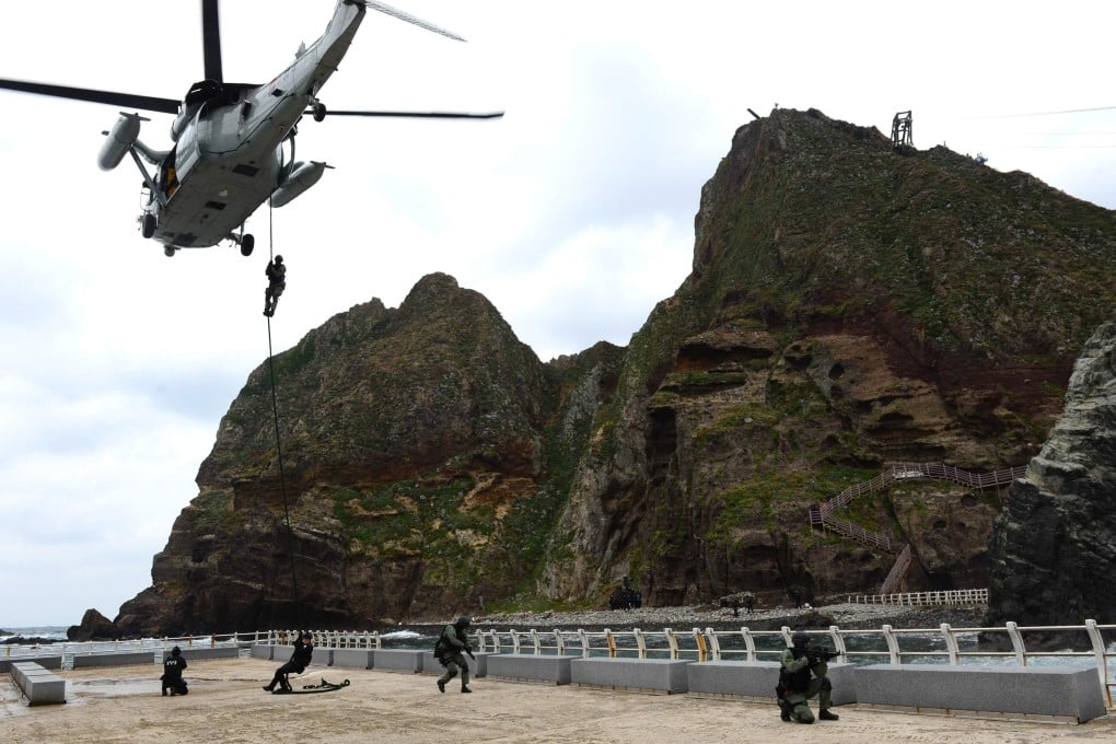 Ongoing rival claims to the Dokdo islands have worried Tokyo. Photo: Reuters