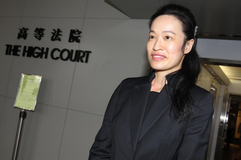 Florence Tsang won a HK$1.4 billion settlement from her former husband and billionaire's son Samathur Li. Photo: Edward Wong