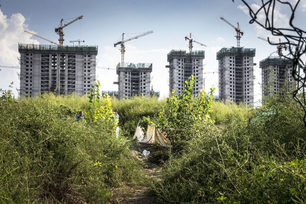 Home prices in Beijing in the first nine months of the year rose 20.6 per cent year on year, triggering concerns of a bubble. Photo: EPA