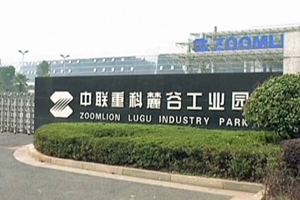 Zoomlion shares rise after New Express reporter Chen Yongzhou admitted taking bribes to write negative reports about the company. Photo: Reuters