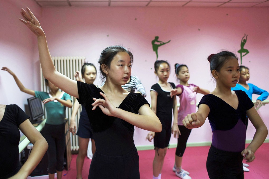 Ma Qianyi (front left) hopes her dancing talent will help get her into a good school. Photo: The Washington Post
