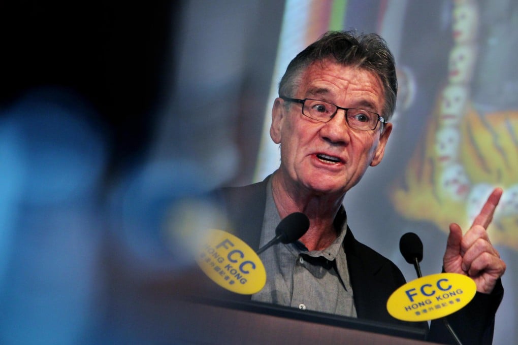 Michael Palin says the exhibition reminds him of the many wonderful memories he and Basil Pao have shared over the years. Photo: Nora Tam