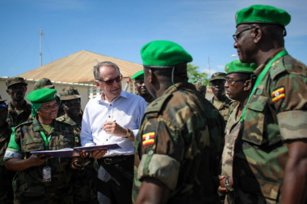 UN Deputy Secretary-General Jan Eliasson visits Somalia. Photo: EPA