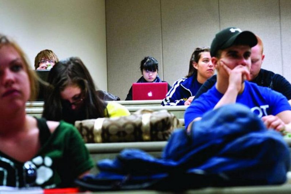 Study shows one in four Chinese students attending Ivy League universities in the US drop out. Photo: Xinhua