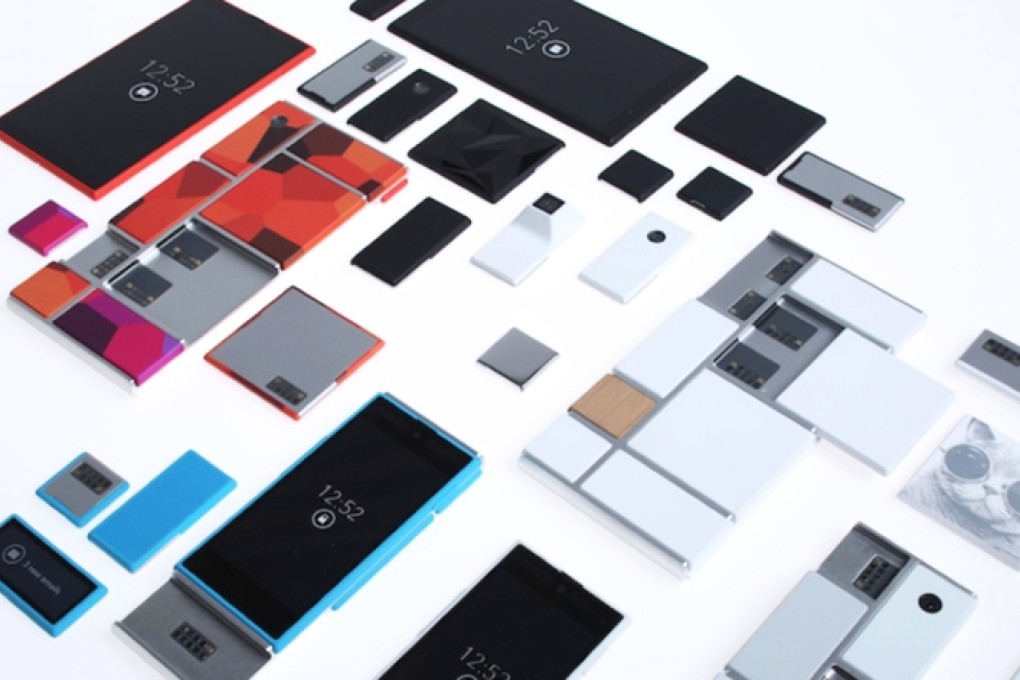 Motorola's project will allow users to select various components to fill a basic smartphone frame. Photo: Motorola