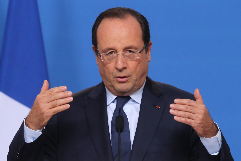 French President Francois Hollande: most unpopular on record. Photo: AP